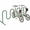 Global Industrial Wave Bike Rack, Green, Free Standing, 9-Bike 652779FGN